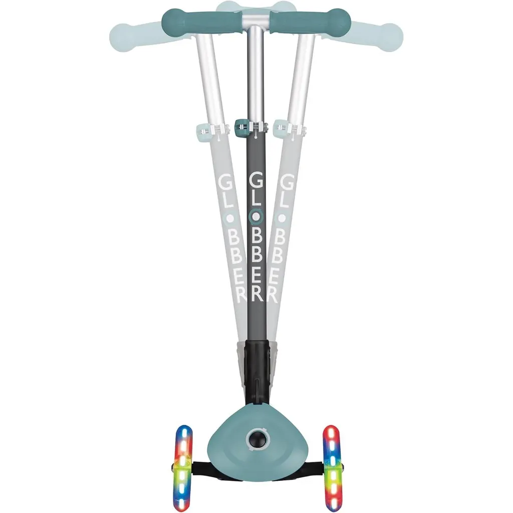 Globber Primo Foldable Lights Mint : Roues Lumineuses et Pliage Rapide