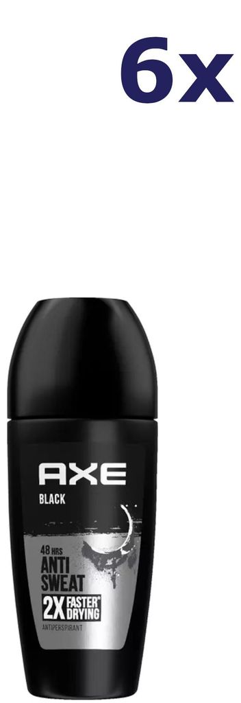 6x Axe deo roll-on 50ml Black Produktbild 