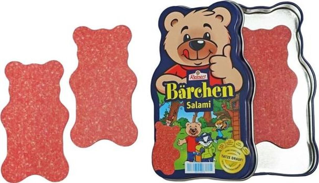 TANNER - Der kleine Kaufmann – Bärchen Holz-Salami in Image du produit 