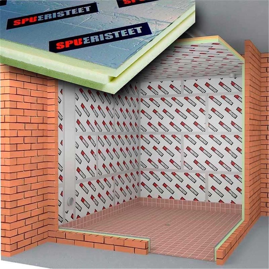 FF-PIR Wärmedämmung für die Sauna | 120 x 60 cm