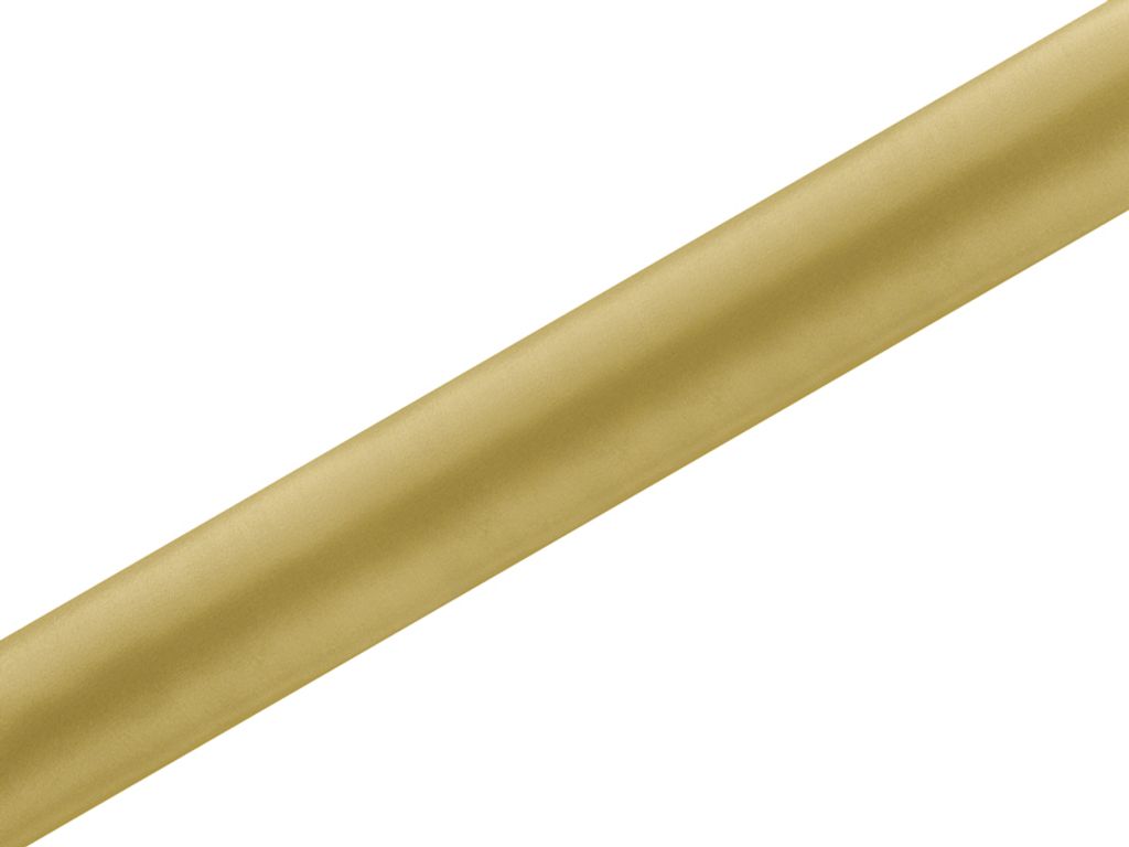 Glatter Satin, Gold, 0,36 x 9 m (1 Karton / 24 Stück) (1 Stück / 9 m)
