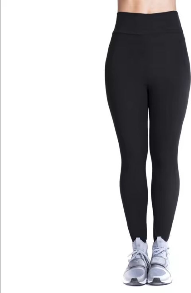 Bequeme Leggings in Schwarz - Hochwertige Fitnessbekleidung Größe L KP30794
