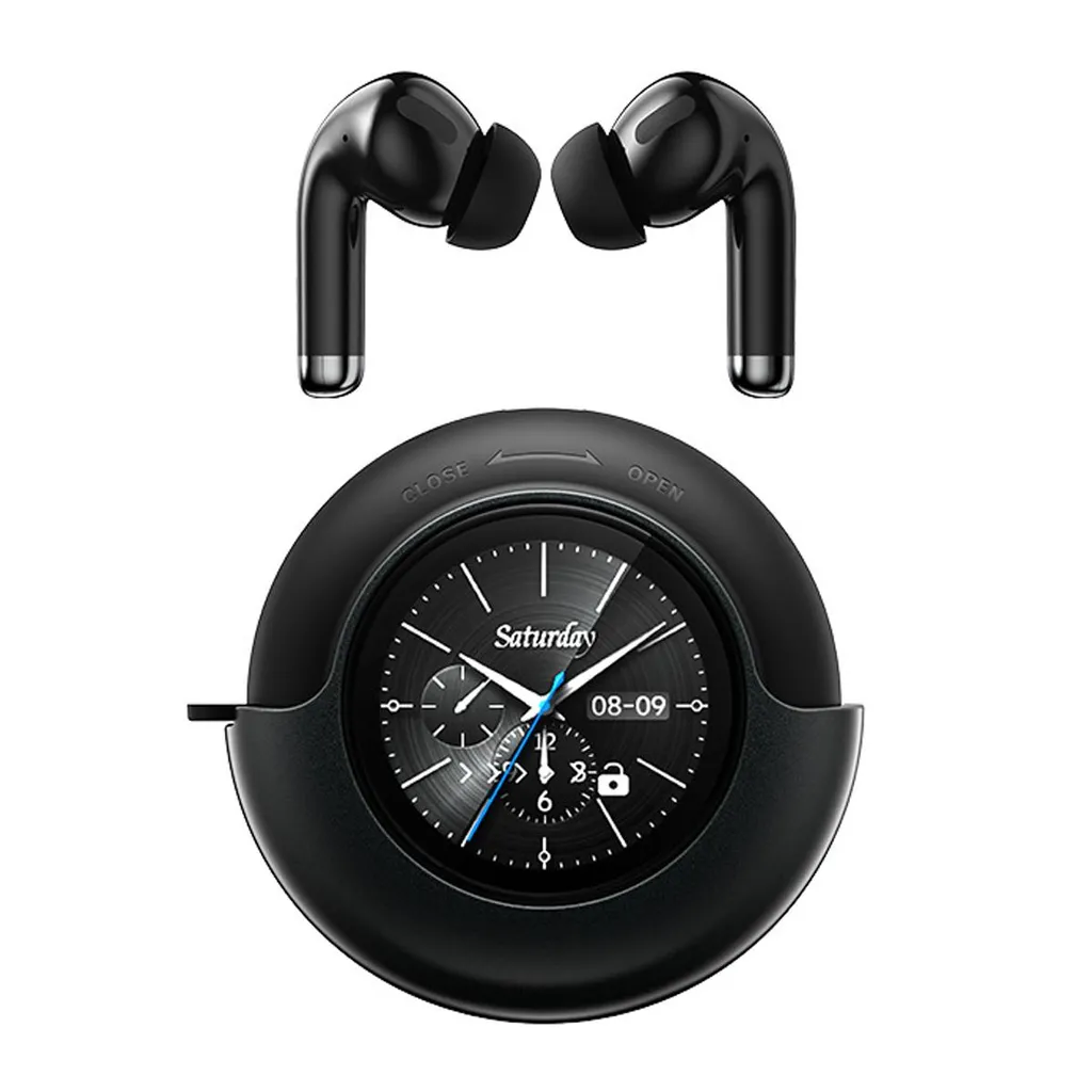 Kabellose Bluetooth-Ohrhörer,Bluetooth 5.3 Stereo-Sound mit LED-Anzeige, IPX7 wasserabweisende In-Ear-Kopfhörer für Sport, Training und Laufen,Schwarz