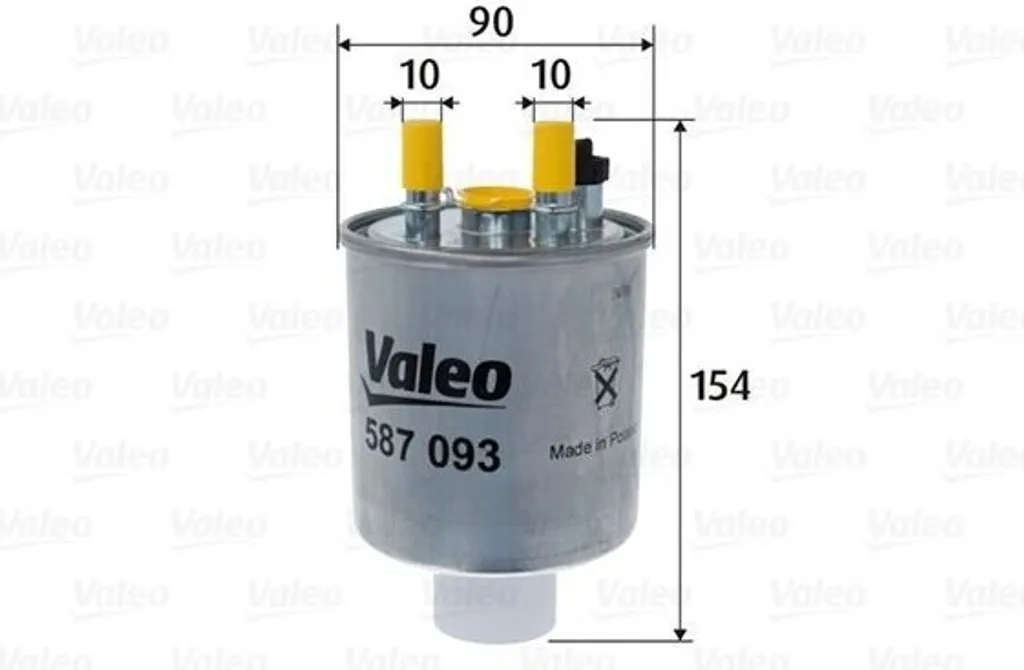 Filtre à gasoil pour Kangoo et Latitude - Équipementier Valeo 587093