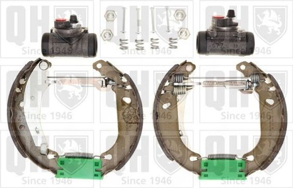 QUINTON HAZELL Bremsbackensatz Trommelbremse Hinten passend für PEUGEOT 306 Schrägheck (7A, 7C, N3, N5) 180mm BS842K1