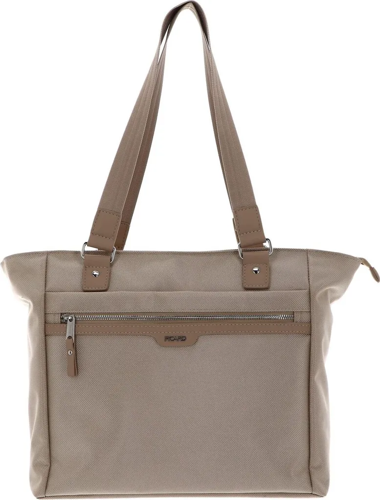 Sac shopper PICARD Adventure : Grand sac à épaule beige sable pour femme