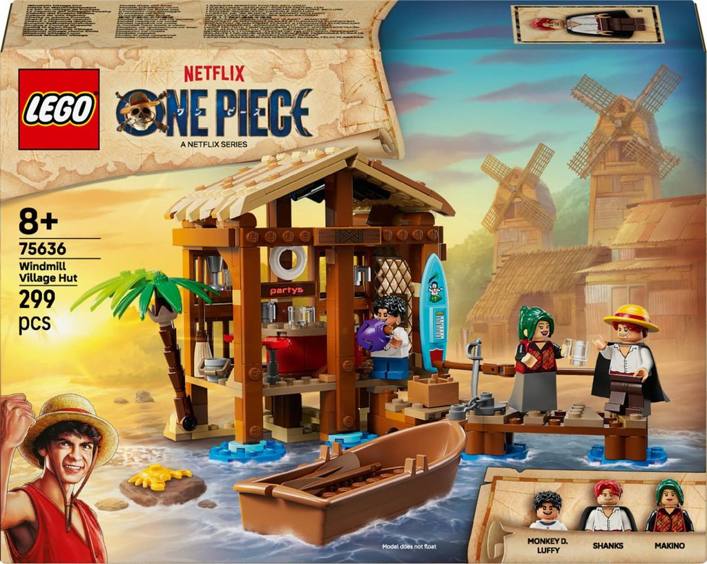 LEGO ONE PIECE La Capanna del Villaggio Foosha Set 75636 Immagine del prodotto 
