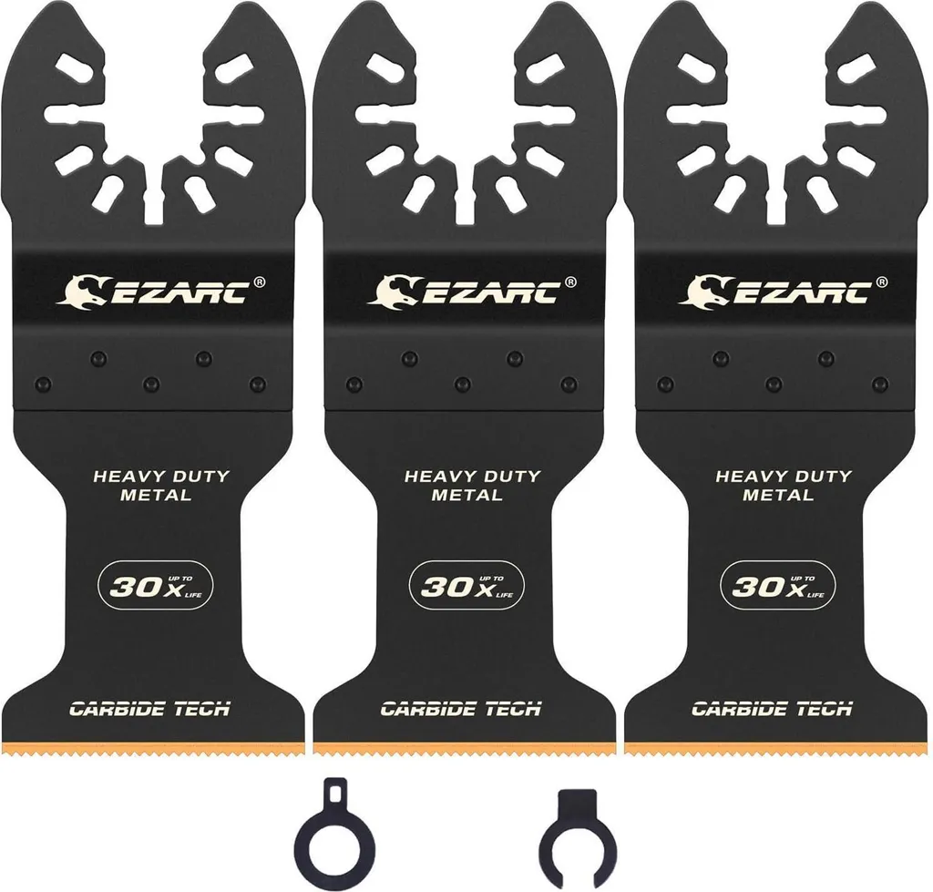 Lame de scie multi-outils carbure tungstène 3 pces longue durée vie