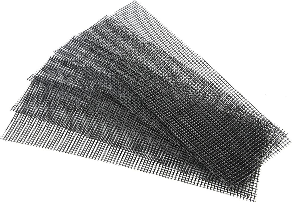 5 Stück Garten-Blumentopf-Lochgittermatte, Unterlage für Pflanzen, Bonsai, Bodengittermatte (30 x 10 cm)