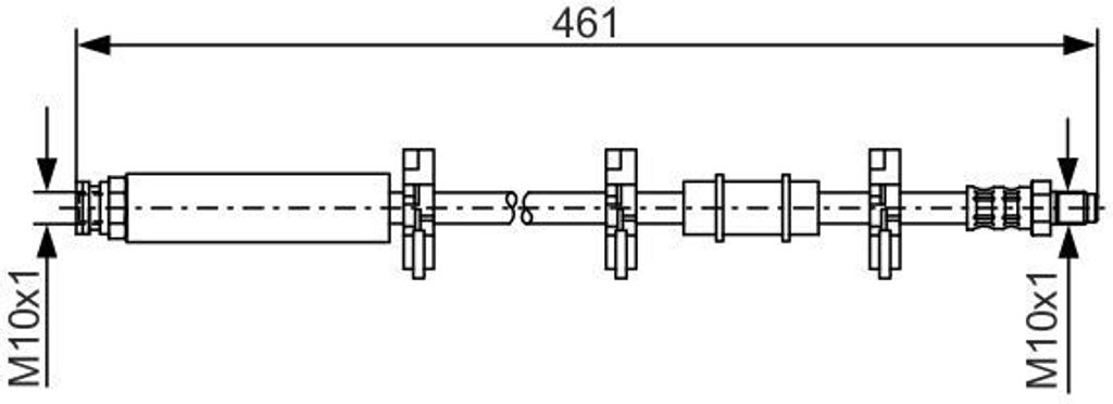 Bosch Bremsschlauch 1 987 476 463
