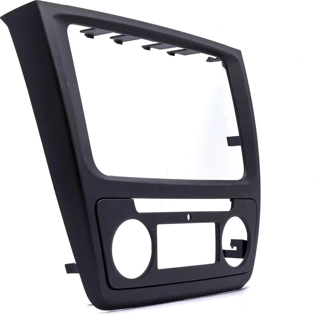 Cadre autoradio 2-DIN pour Skoda Yeti 2009-2017 Auto AC façade de bord