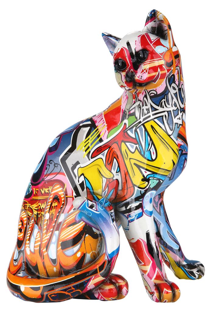 Gilde Figuur, Kat, "Straatkunst", Graffiti, Kunsthars, Productafbeelding 