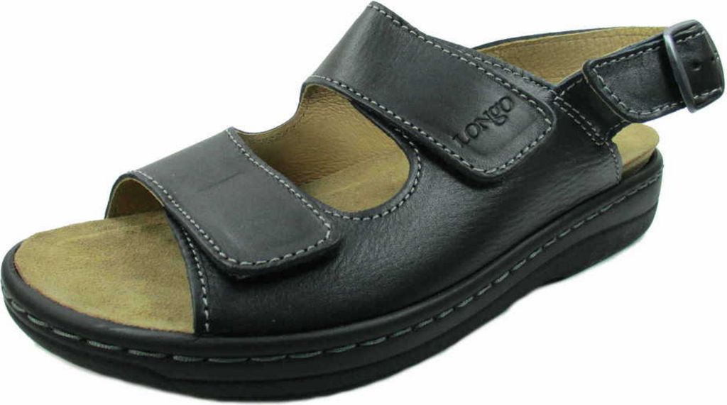 Longo Komfort Sandalen Herren 333531333739 Schwarz 46 EU