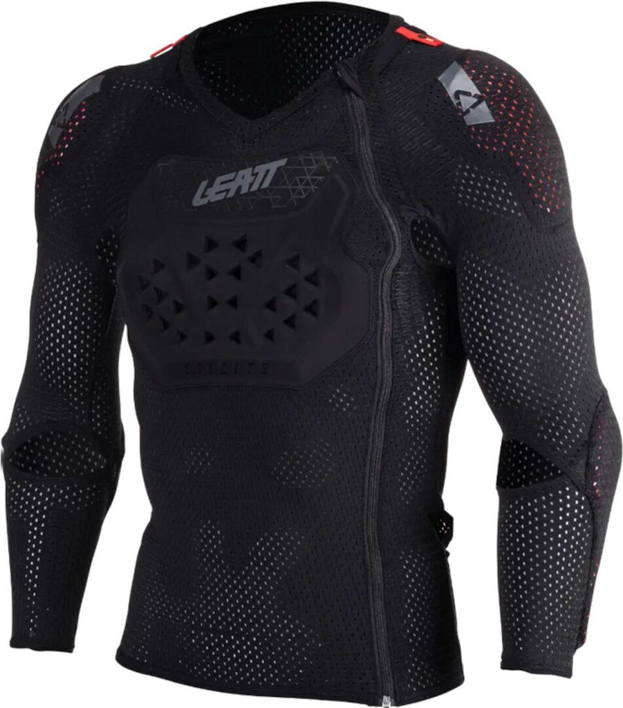 Leatt ReaFlex Stealth Protektorenjacke, schwarz, XL