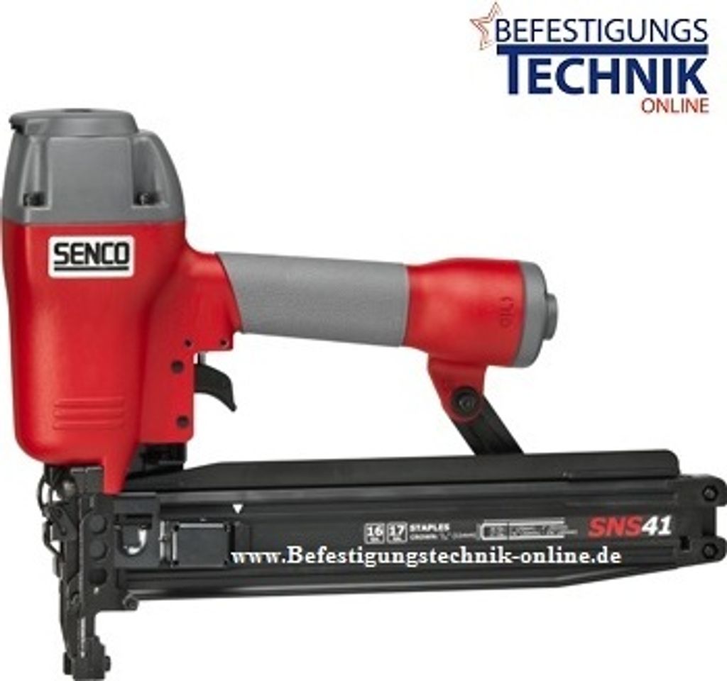 Senco Druckluft Klammergerät SNS41-N 25-50mm Einzelauslösung für Klammern N KL-26