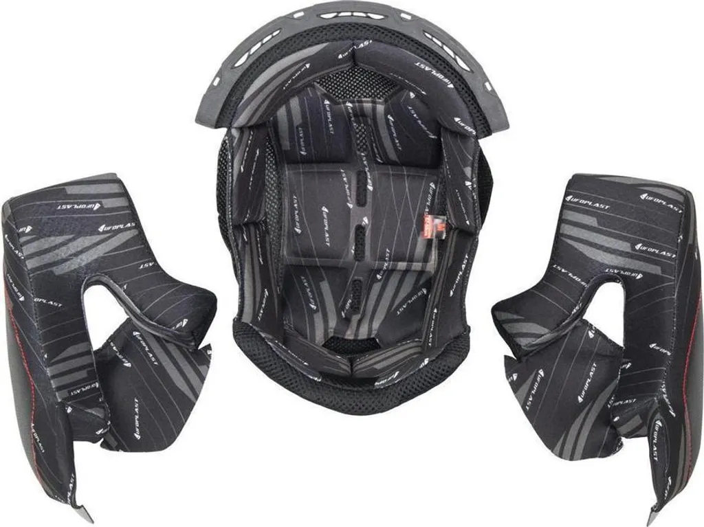 Kit Mousses Intérieures pour Casque UFO Aries Noir XL - Rembourrage Complet