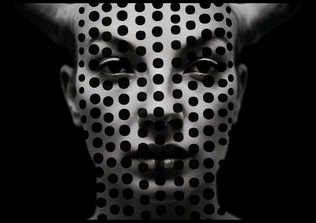 Plakat 100x70cm Durchbohrender Blick
