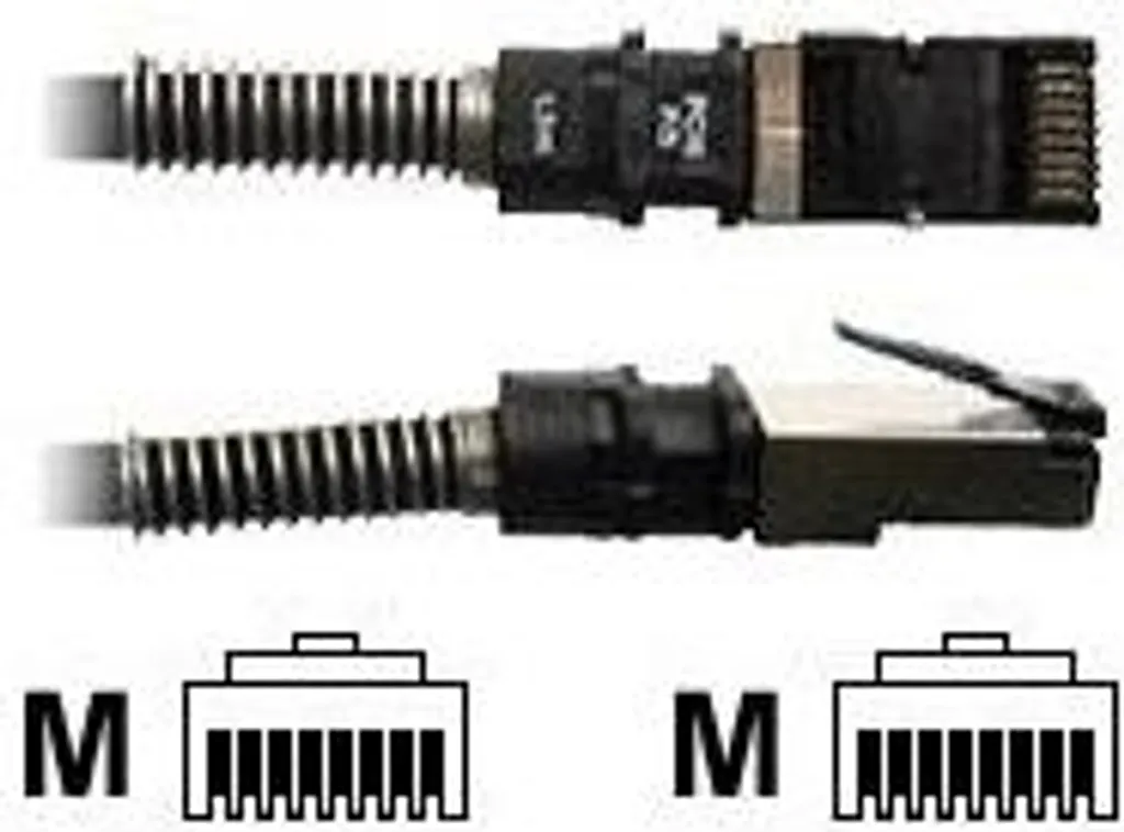 Câble RJ45 Cat6a 12.2m Noir PatchSee PK-PCI6-DPF-40 Finis les Erreurs