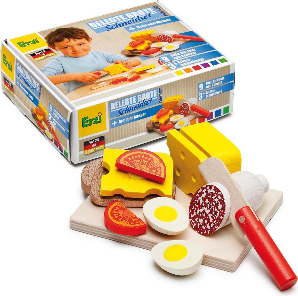Erzi 28205 Schneidset Belegte Brote Produktbild 