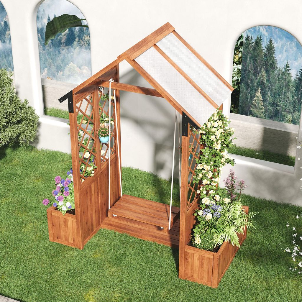 OKWISH Plante et Jardinière - Meuble de Jardin avec Image du produit 