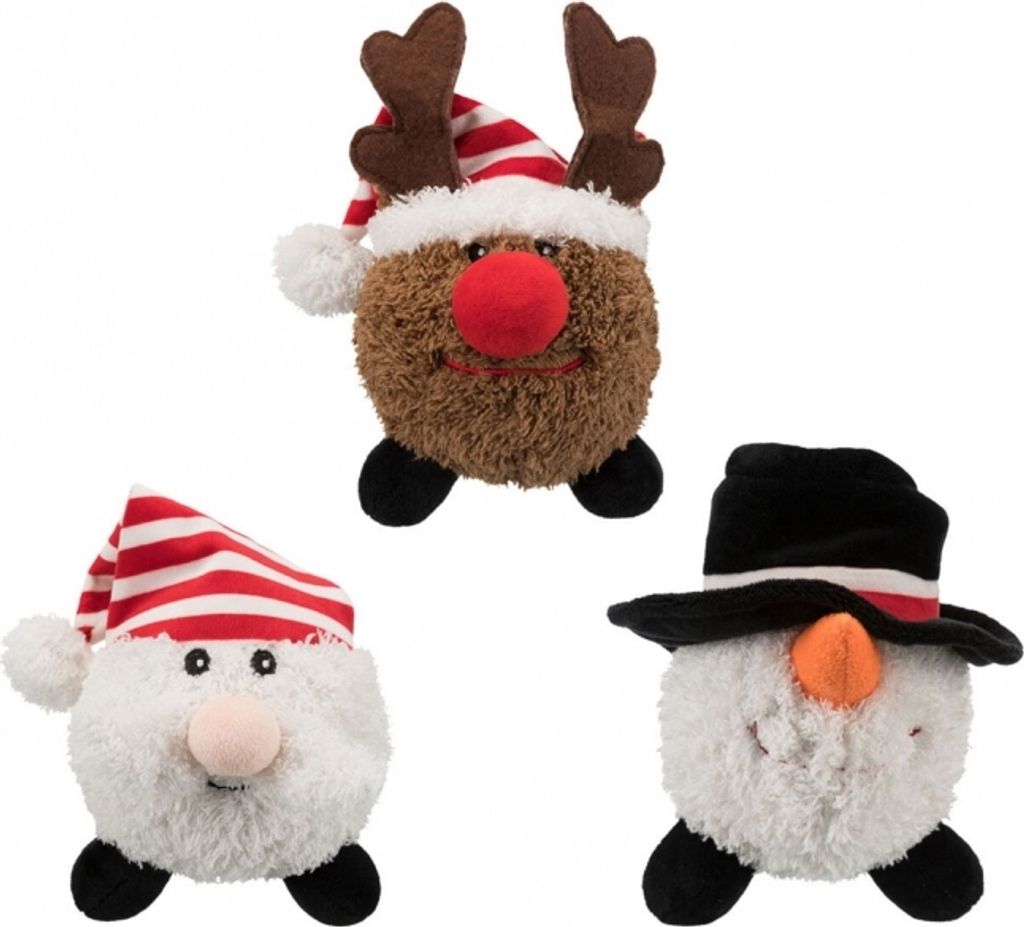 Trixie Xmas Motivball aus Plüsch Produktbild 
