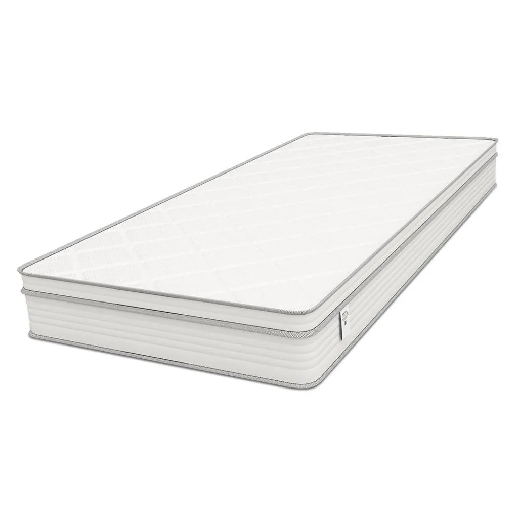 Matelas 90x200 Ressorts Ensachés H4 Hauteur 25cm Soulagement de Pression