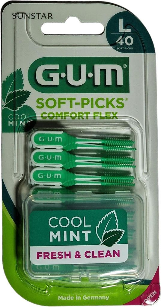 GUM Soft Picks Comfort Flex mint - Large (1,3 - 1,5 mm) 5x 40 Stück