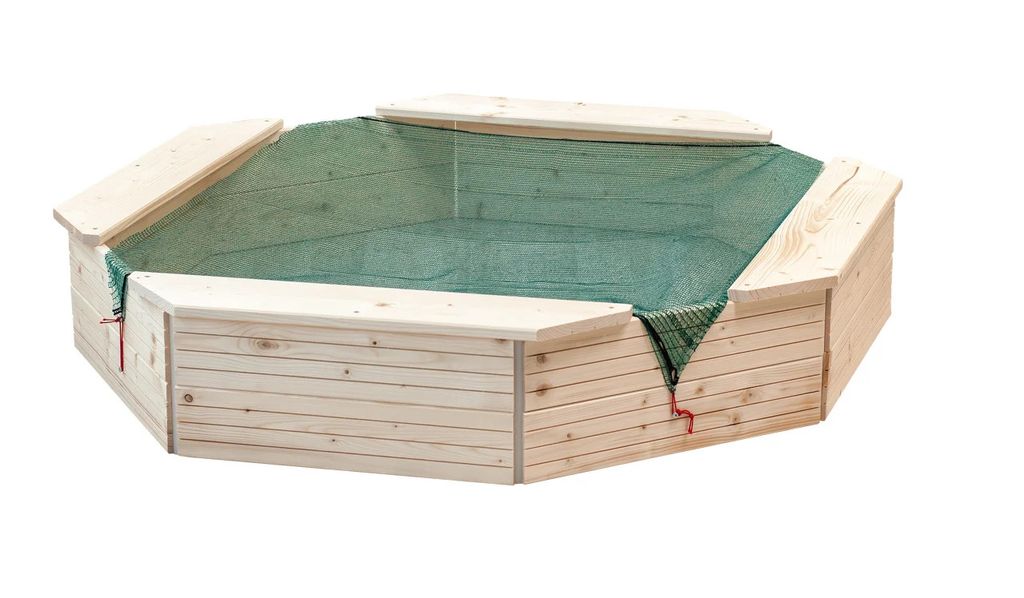 Woody Woody Sandkasten mit Abdecknetz 10303