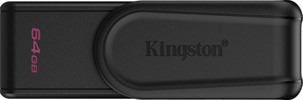 Kingston DataTraveler Exodia S 64GB USB Flash Drive 3.2 Gen 1 Schwarz Swivel