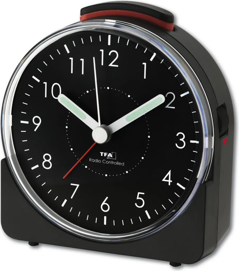 Réveil analogique sans tic-tac TFA SUNRISE 60.1513 pour chambre calme