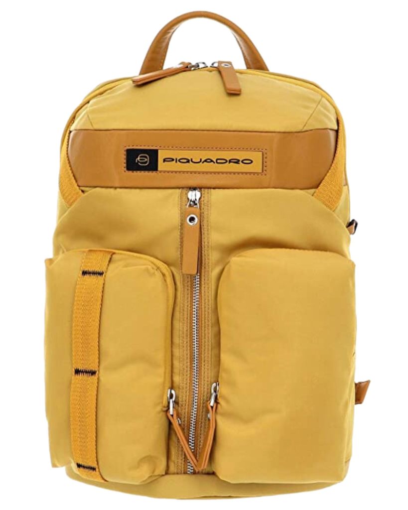 PIQUADRO PQ-BIOS Laptop Rucksack Giallo