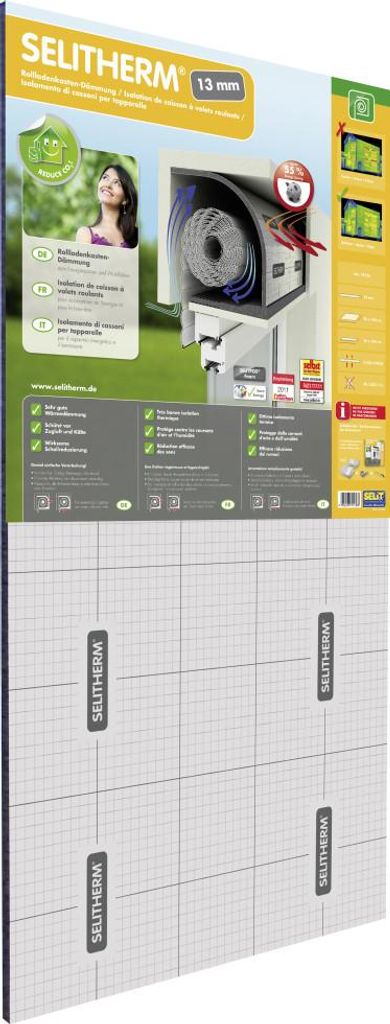Selitherm Rollladenkasten-Dämmung Set 13 mm Produktbild 