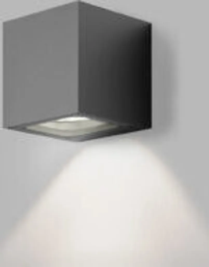 Applique extérieure LED TOMY anthracite 9W bidirectionnelle moderne