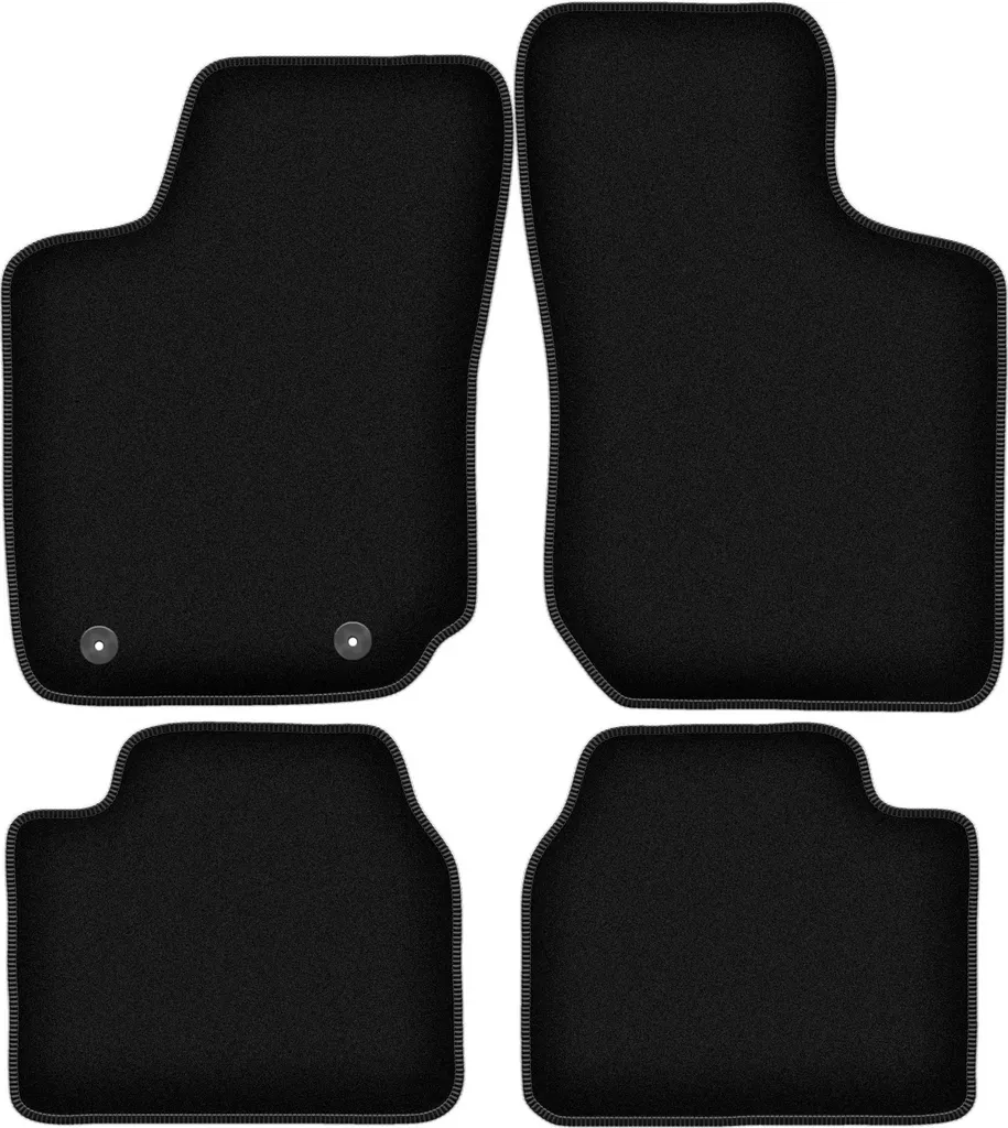 Tappetini Su Misura Opel Tigra A Velluto Nero - Set Completo con Clip