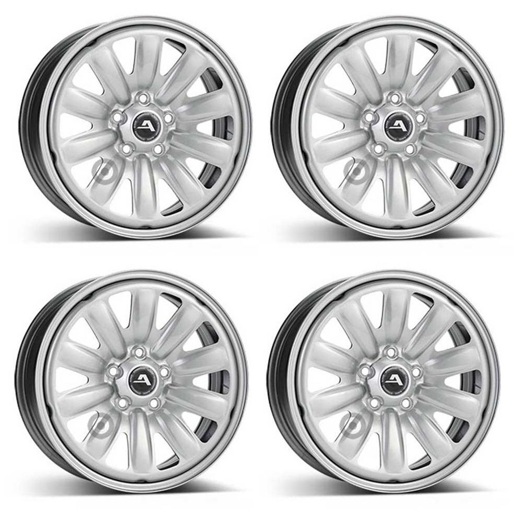 4 Stahlfelgen Alcar 132801 6.5Jx17 ET41 5x112 für Skoda Superb