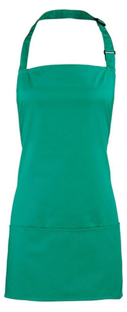Premier Workwear PR159 | Colours 2 in 1 Apron 60x62 cm - Farbe: Emerald (ca. Pantone 7728C) - Größe: 60 x 62 cm
