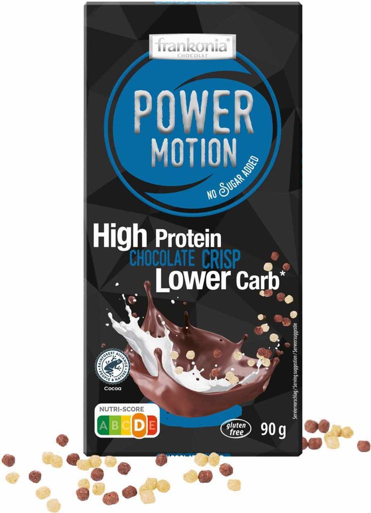 Frankonia No Sugar Added High Protein Chocolate Crisp 90g Produktbild 