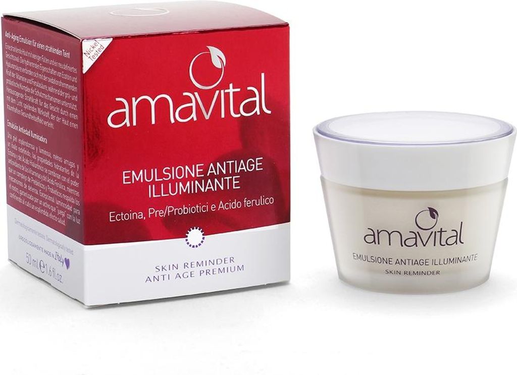 Amavital Illuminating Anti-Aging Emulsion 50ml - Skin Reminder Gesichtscreme