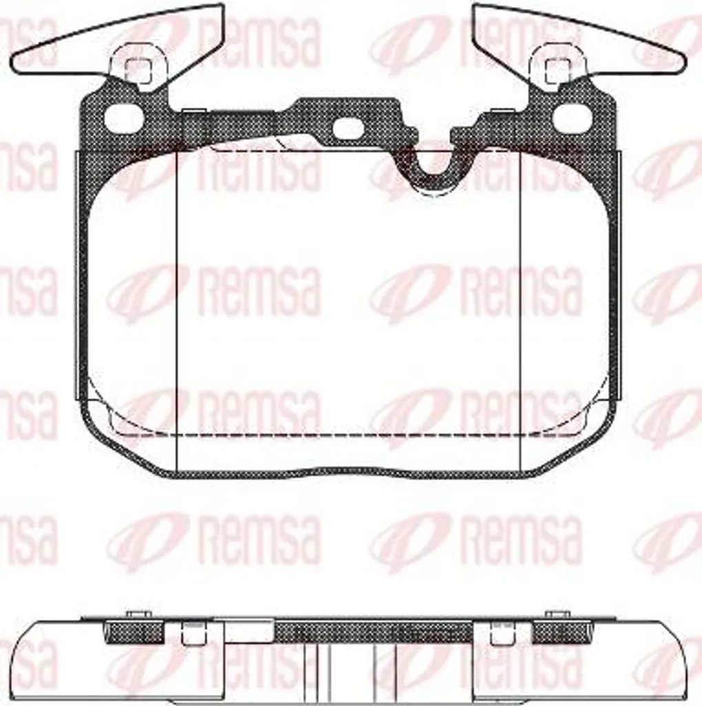 Jeu de Plaquettes de Frein à Disque REMSA 1491.00 pour BMW F20 F30 F32