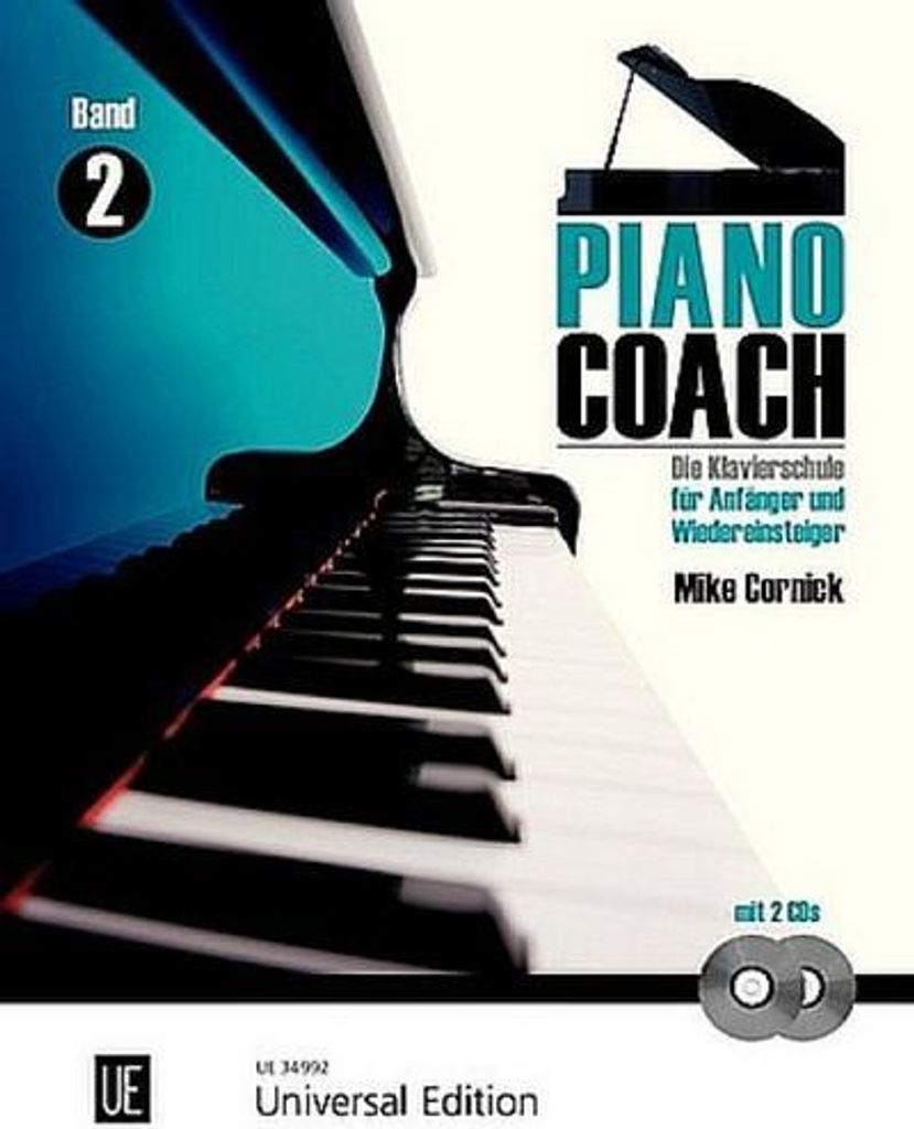 Piano Coach, für Klavier, mit 2 Audio-CDs. Vol.2
