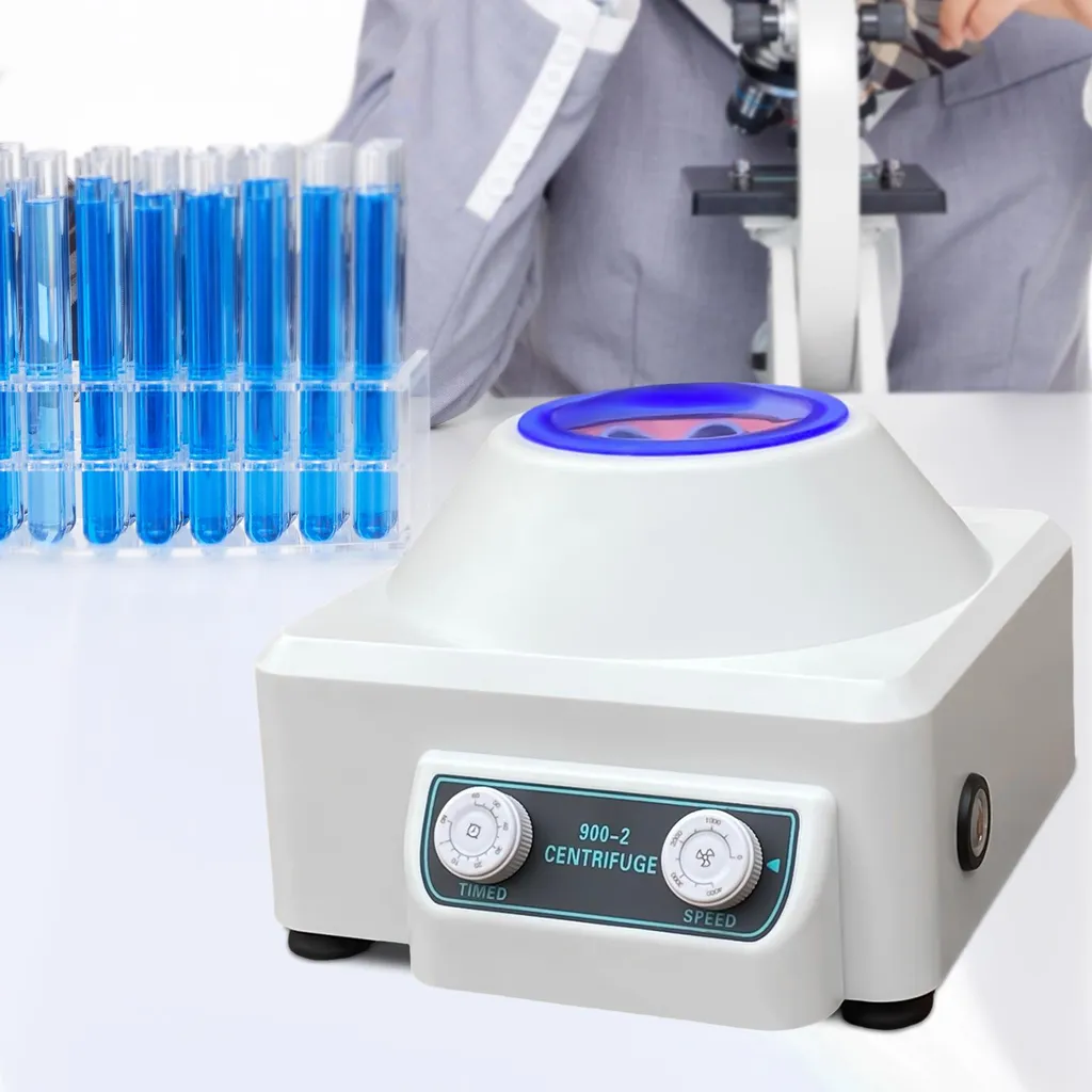Mini centrifugeuse électrique de table 6 tubes avec rotor fixe 30W