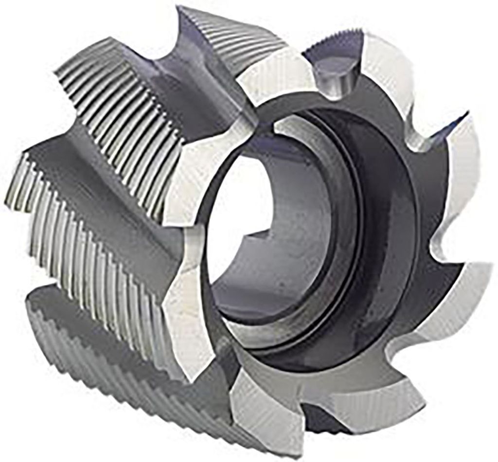 FORMAT Walzenstirnfräser DIN1880 HSSE 100 x 50 HR, Durchmesser:80 mm, Typ:HR, Schneidstoff:HSS