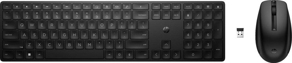 HP Draadloos toetsenbord en muis 655, Volledige grootte Productafbeelding 