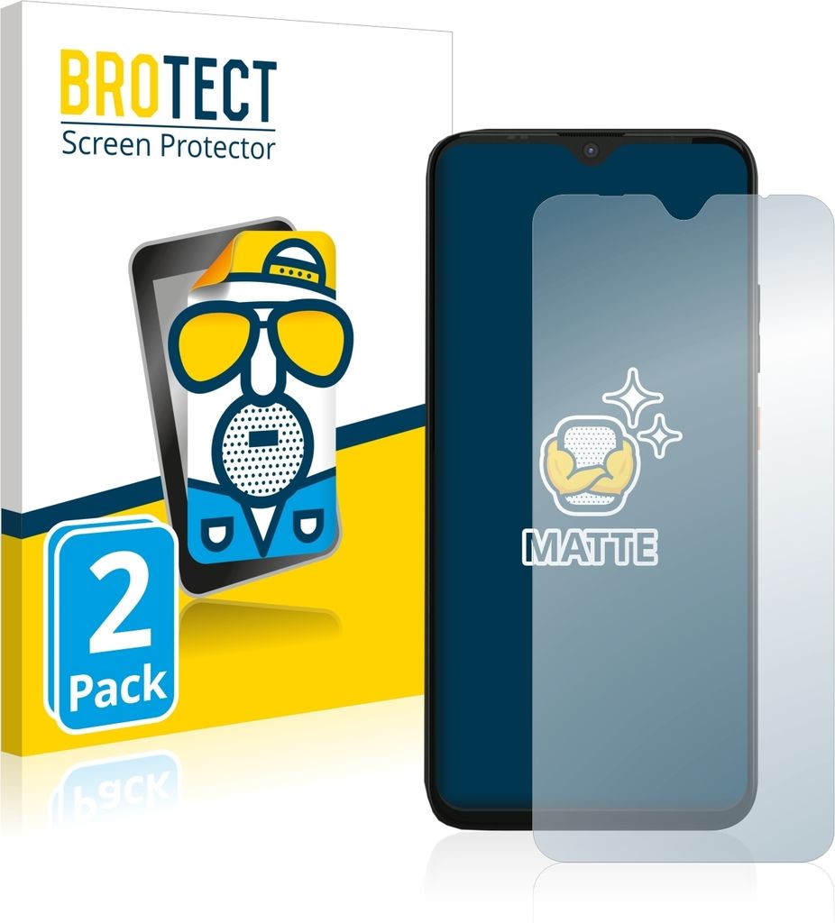 2x BROTECT Schutzfolie für Gigaset GS4 Displayschutz Displayschutzfolie Folie Matt Entspiegelungsfolie