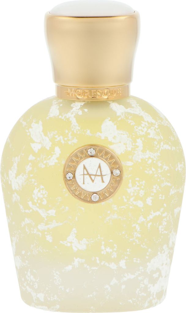 A close-up studio shot of a perfume bottle.