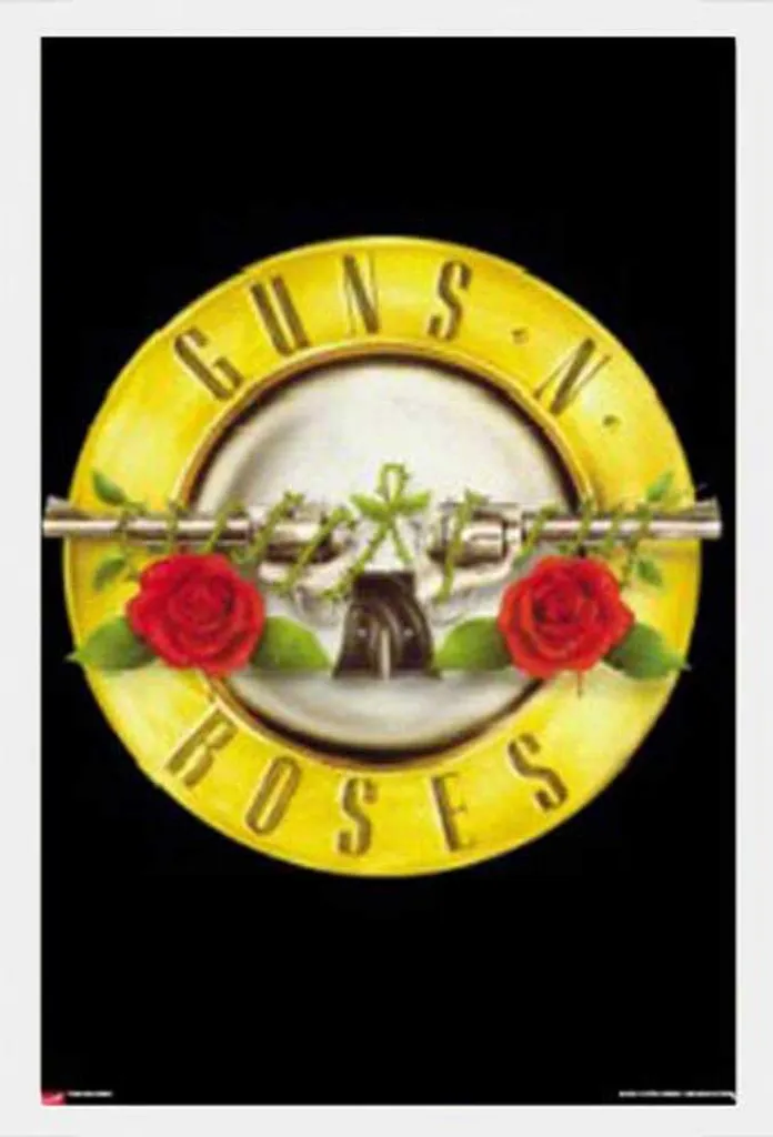 Regalo Rock: Kit Poster Guns N' Roses + Cornice Shinsuke® Bianca