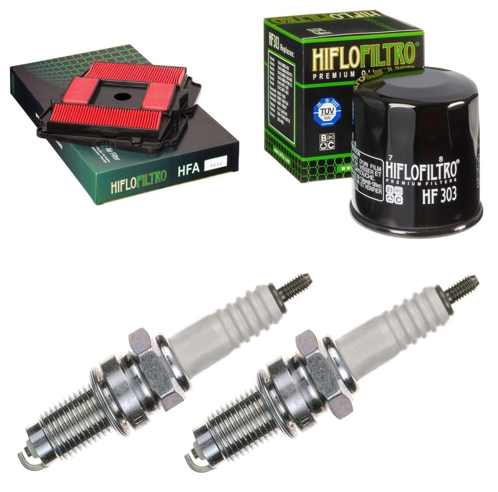 Service-Kit für Honda NT 650 GT Hawk Bros 1988-1990 Filter Zündkerzen von pamoto - Neu