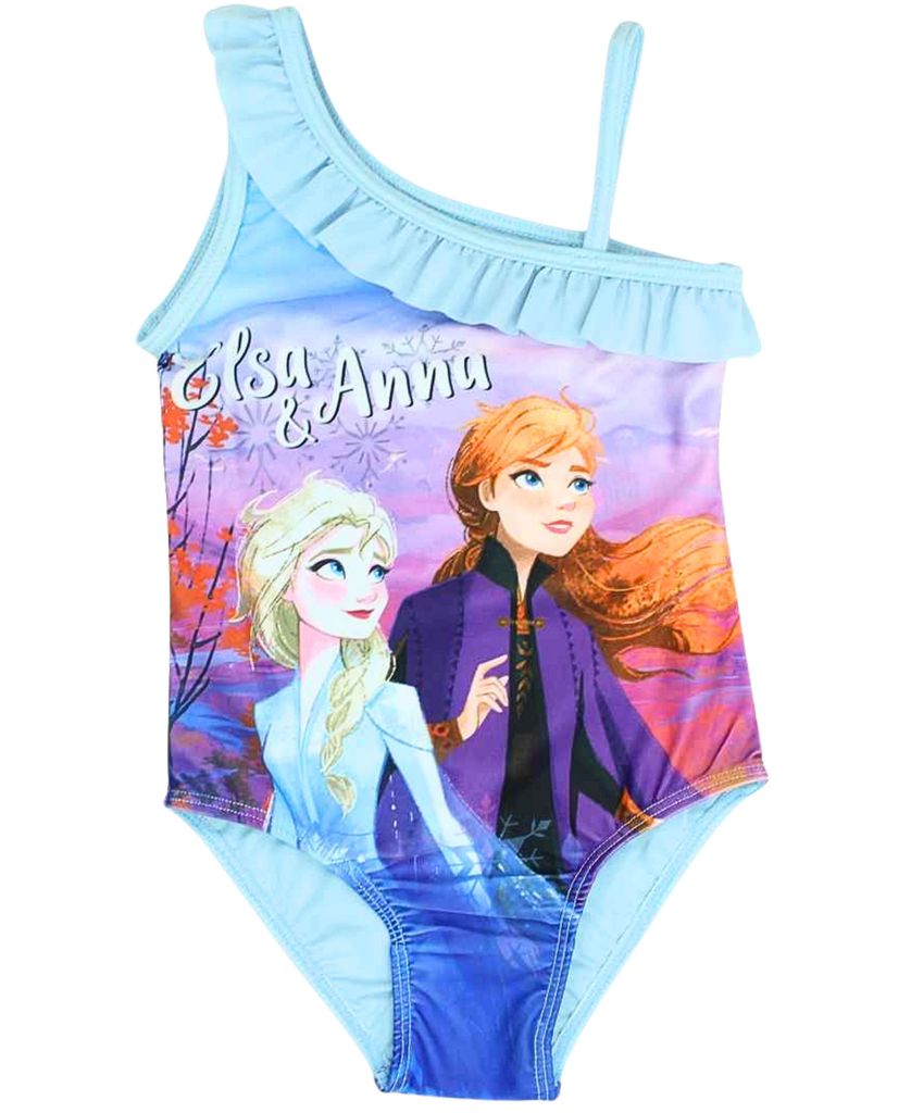 Badeanzug mit Rüschendetails Disney Frozen Hellblau 122-128 cm