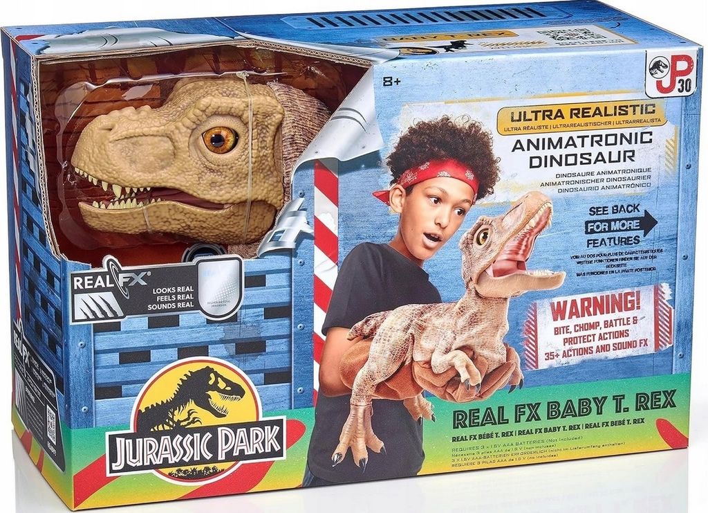 WOW! STUFF Jurassic World Real FX T-Rex Baby WS23170 Immagine del prodotto 