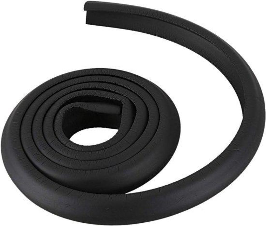 Kinderbeschutzung Tafelbeschutzung Baby Glas Rand Schutz Foam Bumper Botschutz (schwarz)